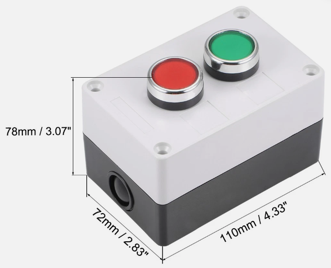 Push Button Station NC/NO 415V 10A
